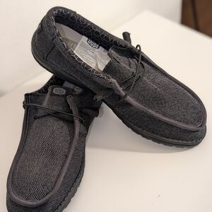 Hey Dude Men’s Slip-On Loafers — Charcoal Gray